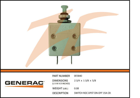 SWITCH ROC DPST ON-OFF 15A CB