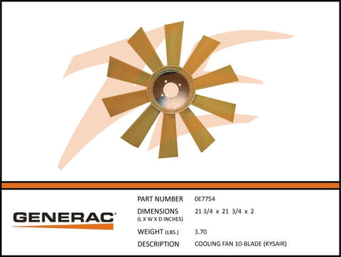 COOLING FAN 10-BLADE (KYSAIR)