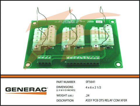 ASSY PCB OTS RELAY COM XFER